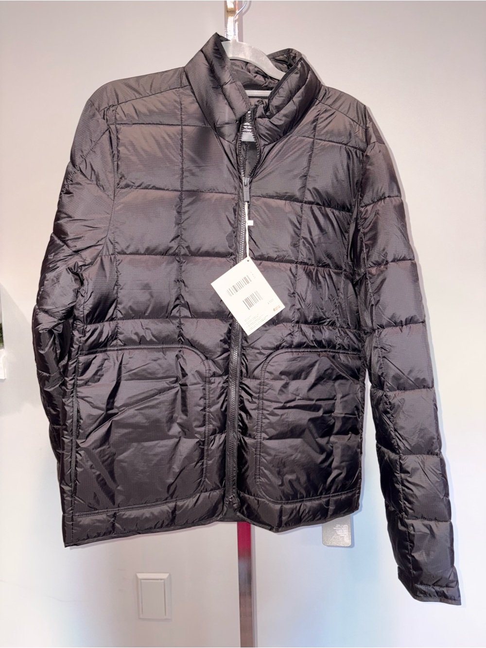 Black Sustainable Quilted Jacket